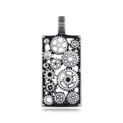Steampunk Gear Pendant with Mechanical Design Motif