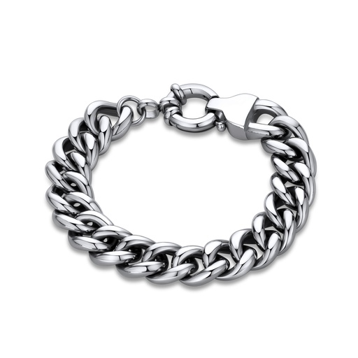 [DJ01B0006] Slim Unisex Minimalist Modern Stainless Steel Box Chain Bracelet –