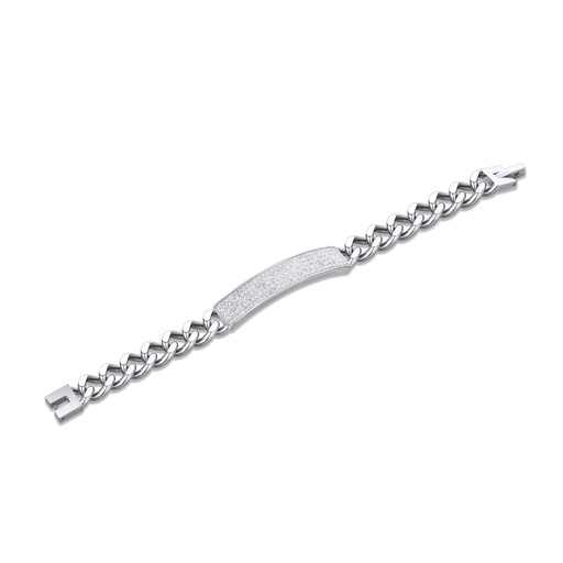 [DJ01B0035] Shiny Hypoallergenic Unisex Elegant Stainless Steel Bracelet
