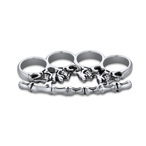 [DJ01B0096] Gothic Skull Skeleton Knuckle Ring Stainless Steel Punk Jewelry