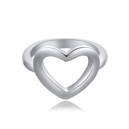 [DJ01R0030] Minimal Hollow Heart Ring