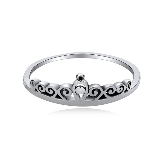 [DJ01R0095] Delicate Stainless Steel Tiara Ring for Women