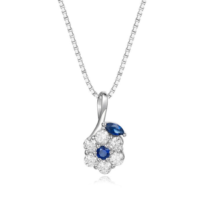 Blooming Brilliance Pendant Necklace