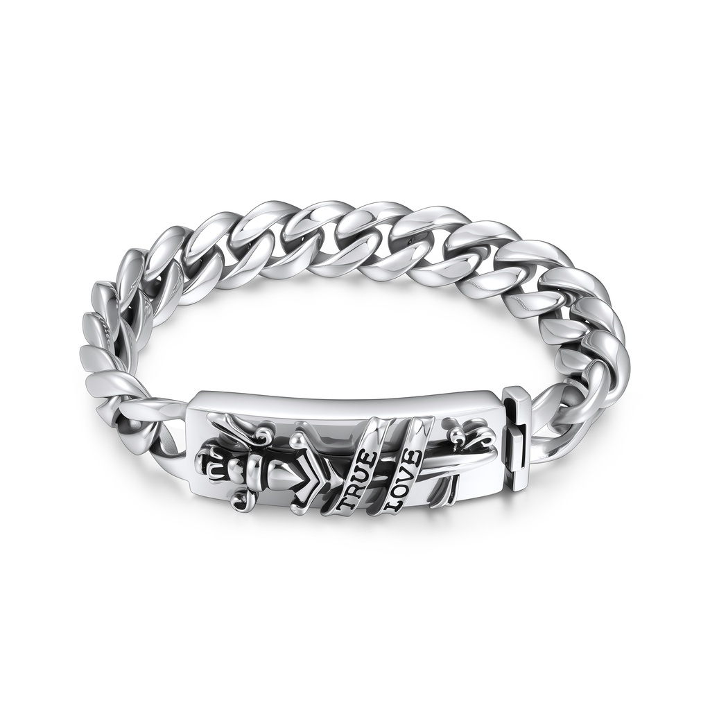 Heavy Stainless Steel Cuban Link Bracelet for Bold Wrist Style