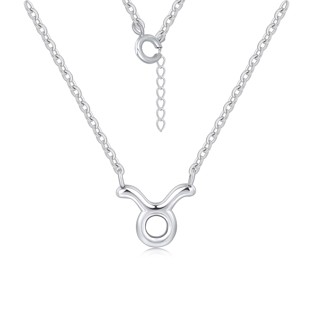 Minimalist Taurus Zodiac Stainless Steel Necklace for Everyday Style