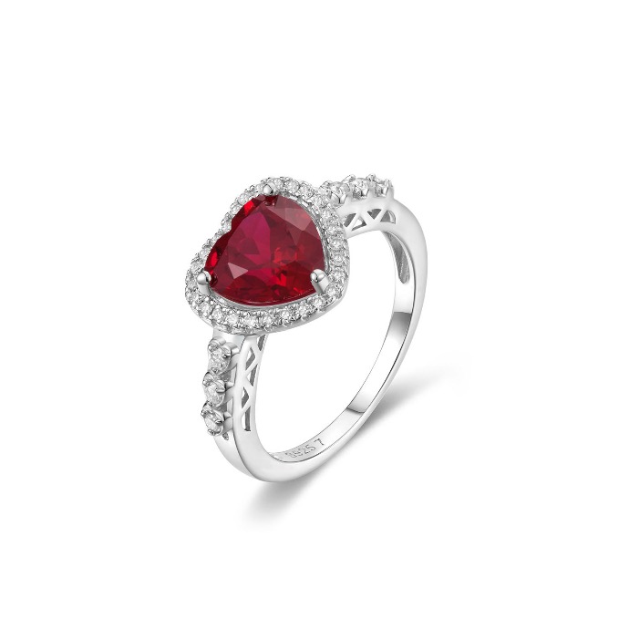 Radiant Ruby Love Ring