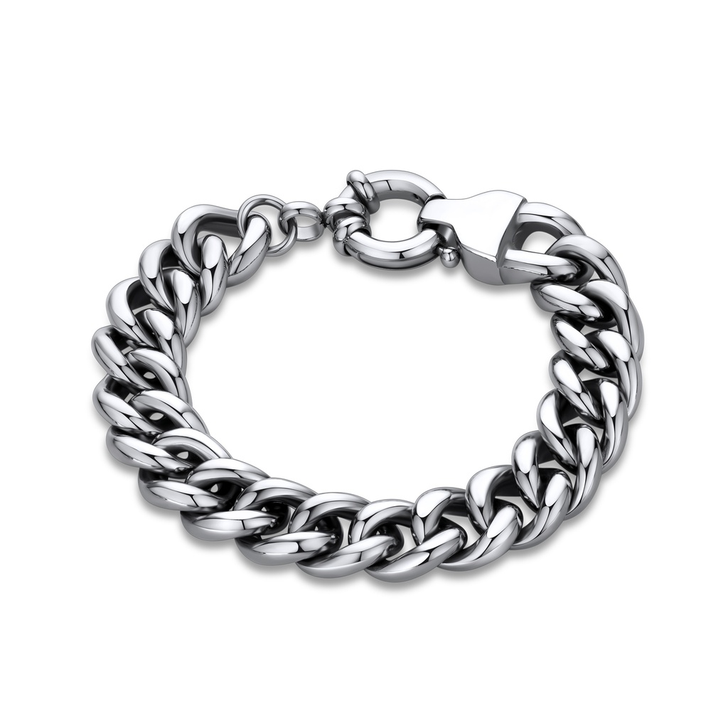 Slim Unisex Minimalist Modern Stainless Steel Box Chain Bracelet –
