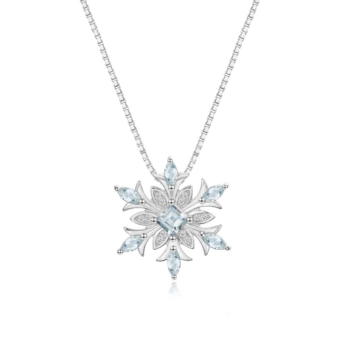 Snowflake Serenity Pendant Necklace
