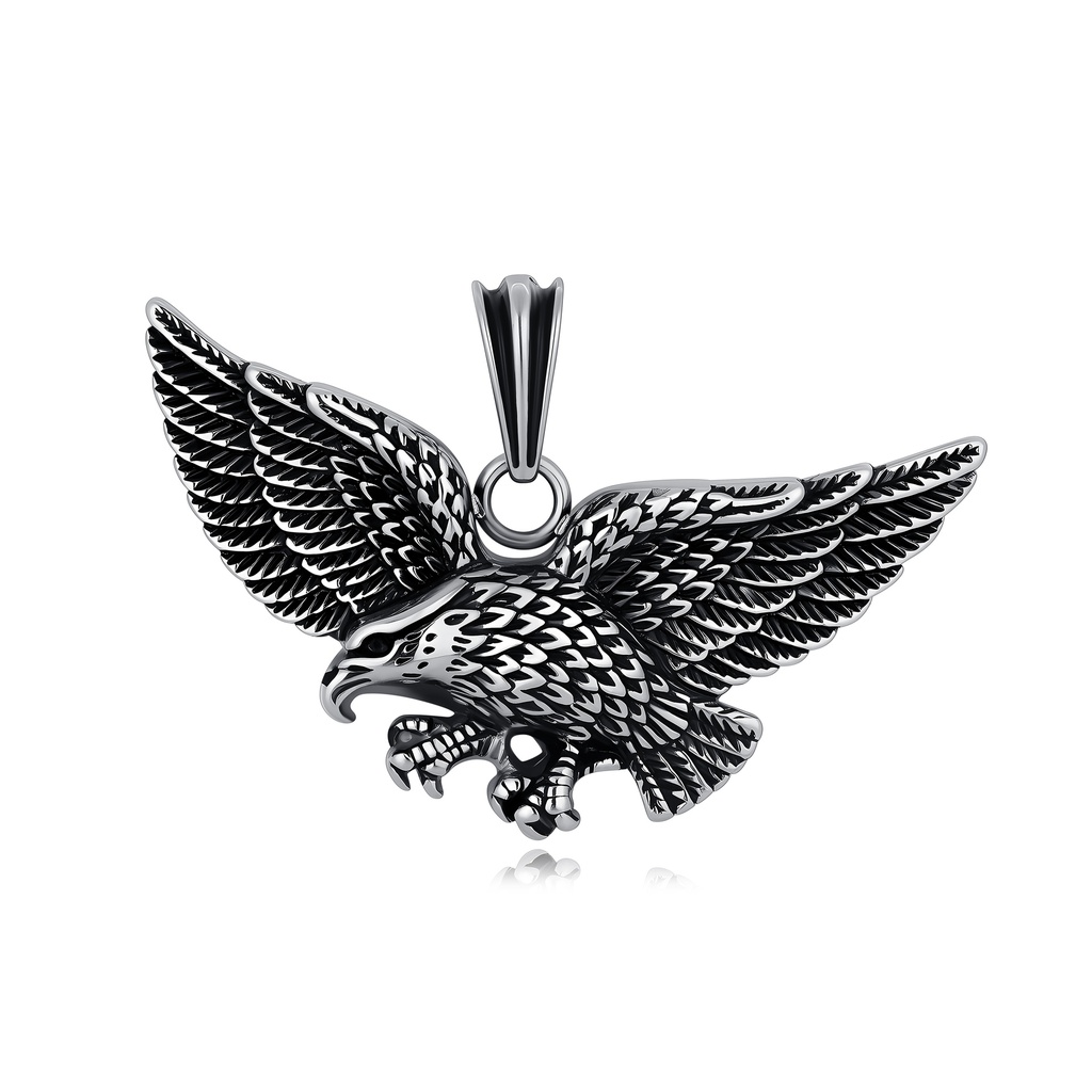 Bold eagle pendant symbolizing freedom, courage, and unwavering strength.