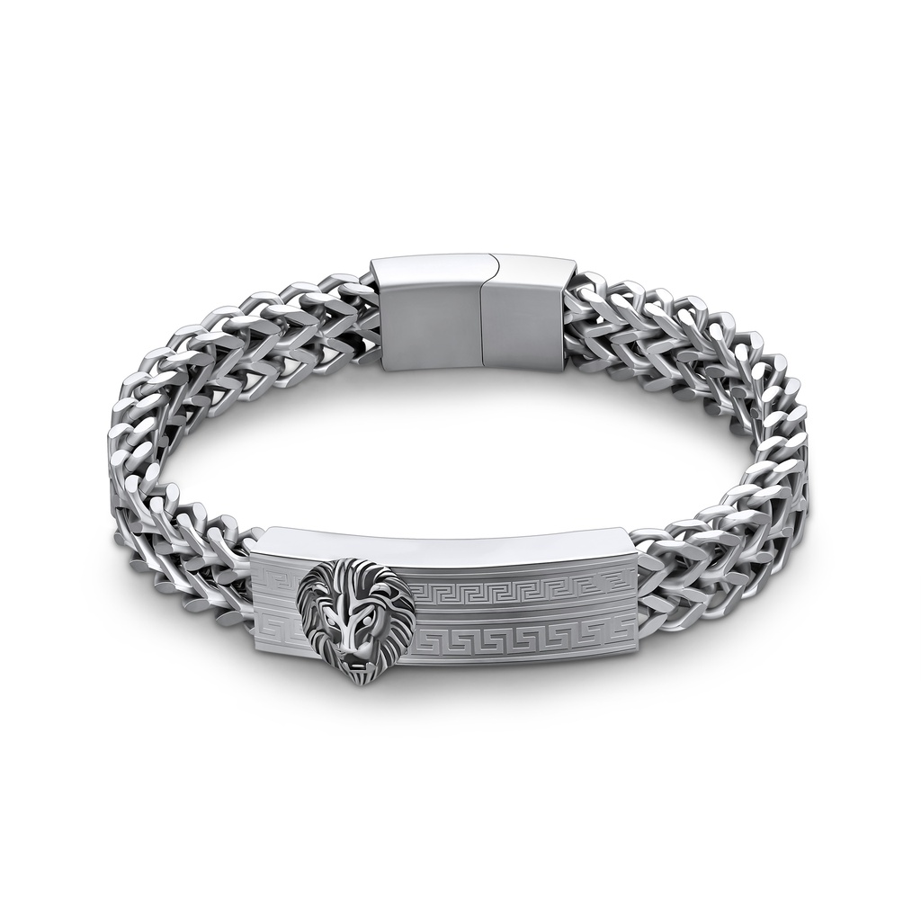 [DJ01B0004] Unisex Minimalist Sleek Stainless Steel Chain Bracelet