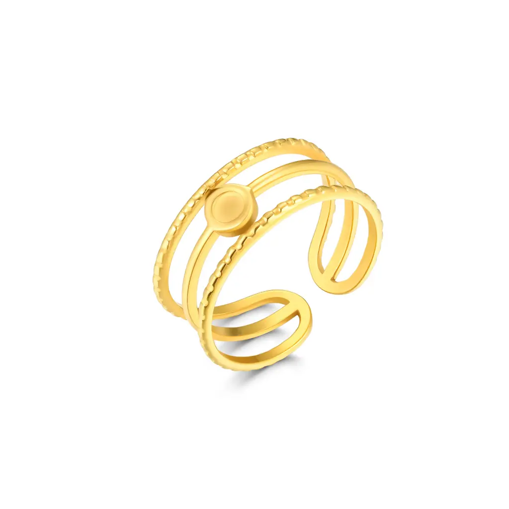 Premium Adjustable Multi-Layer Gold Ring – Expert Custom Jewelry Manufacturer  DJ01R0160