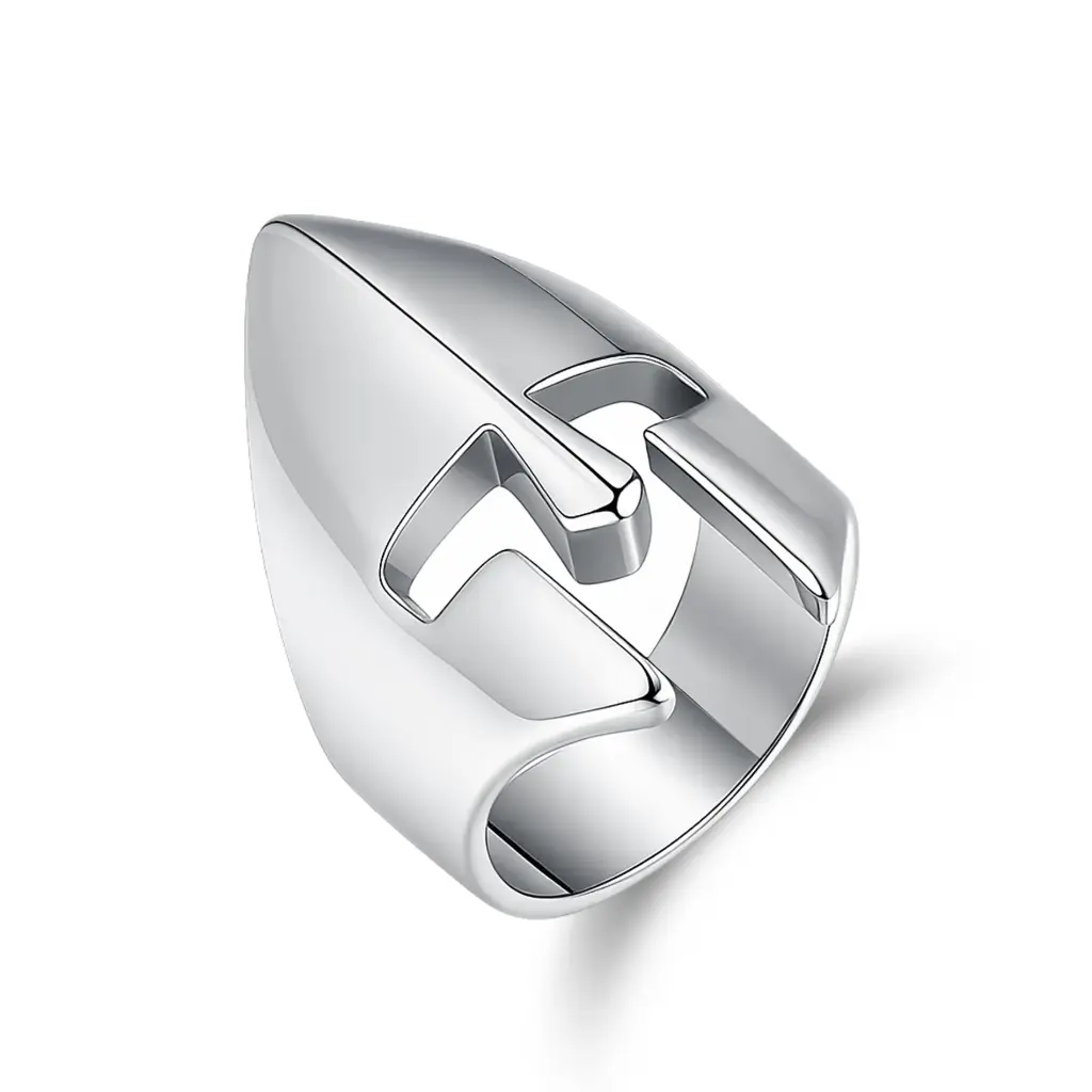 Premium Spartan Helmet Statement Ring – Expert Custom Jewelry Manufacturer DJ01R0429