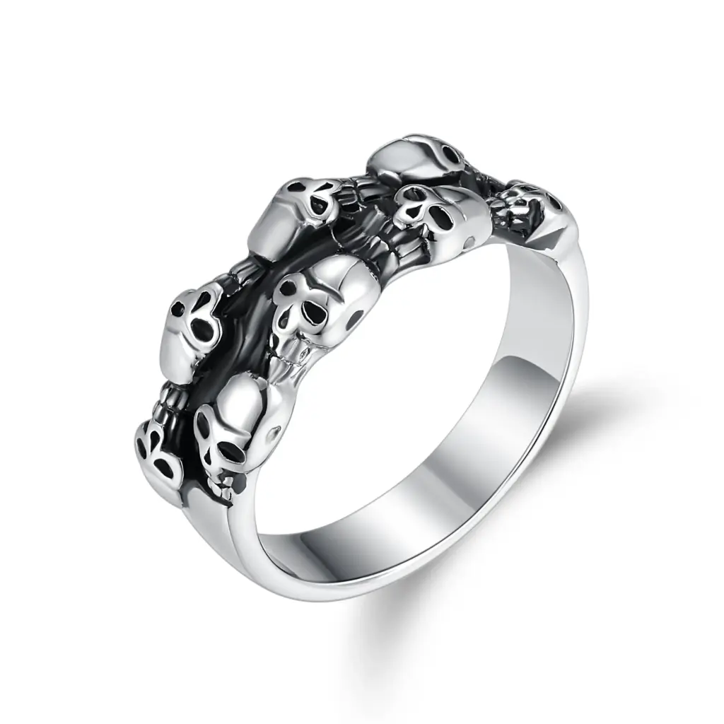 Premium Skull Design Fashion Ring – Expert Custom Jewelry Manufacturer DJ01R0462