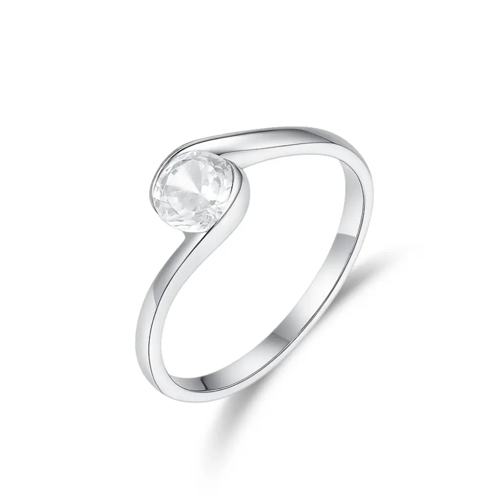 Premium Minimalist Solitaire Ring – Expert Custom Jewelry Manufacturer DJ01R0564