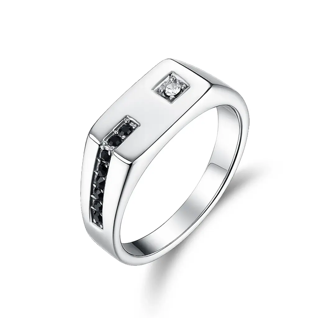 Premium Men's Designer Signet Ring – Expert Custom Jewelry Manufacturer DJ01R0566