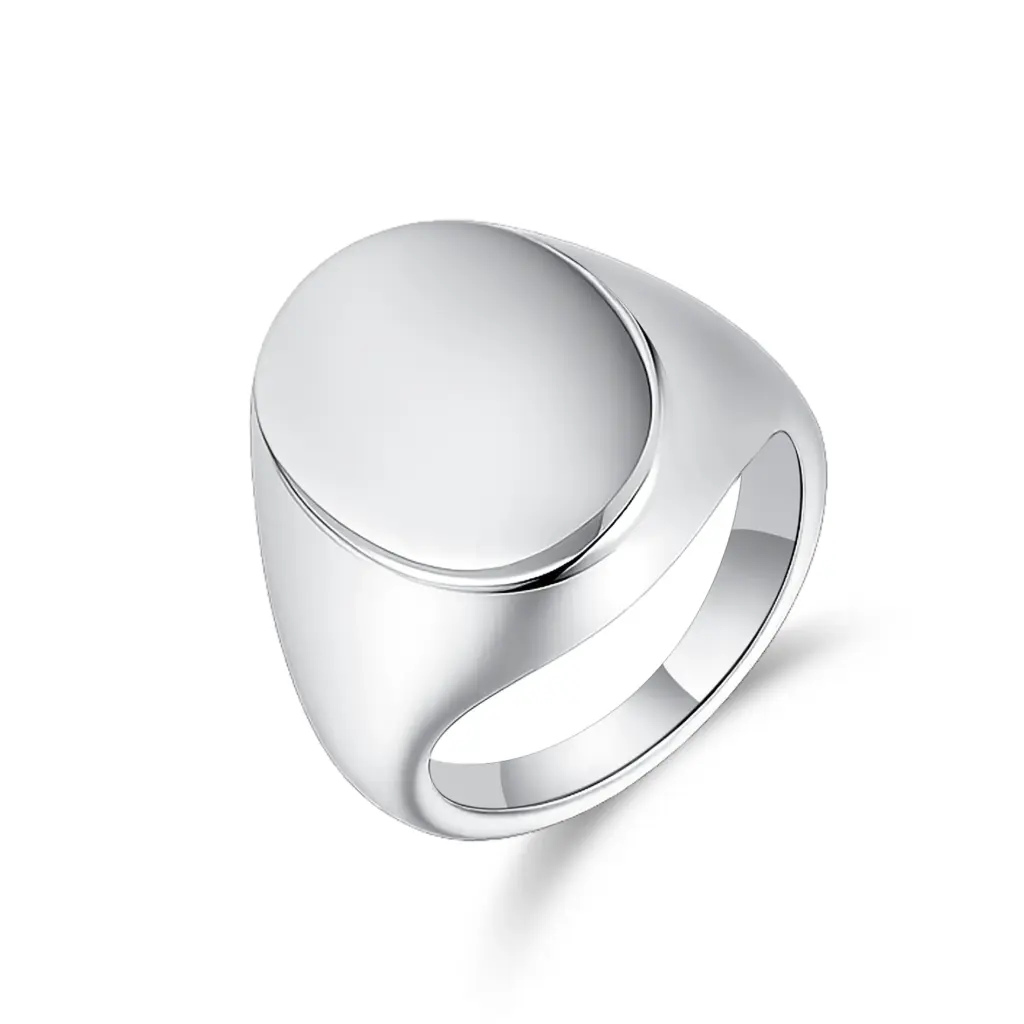 Premium Oval Signet Ring – Expert Custom Jewelry Manufacturer DJ01R0571