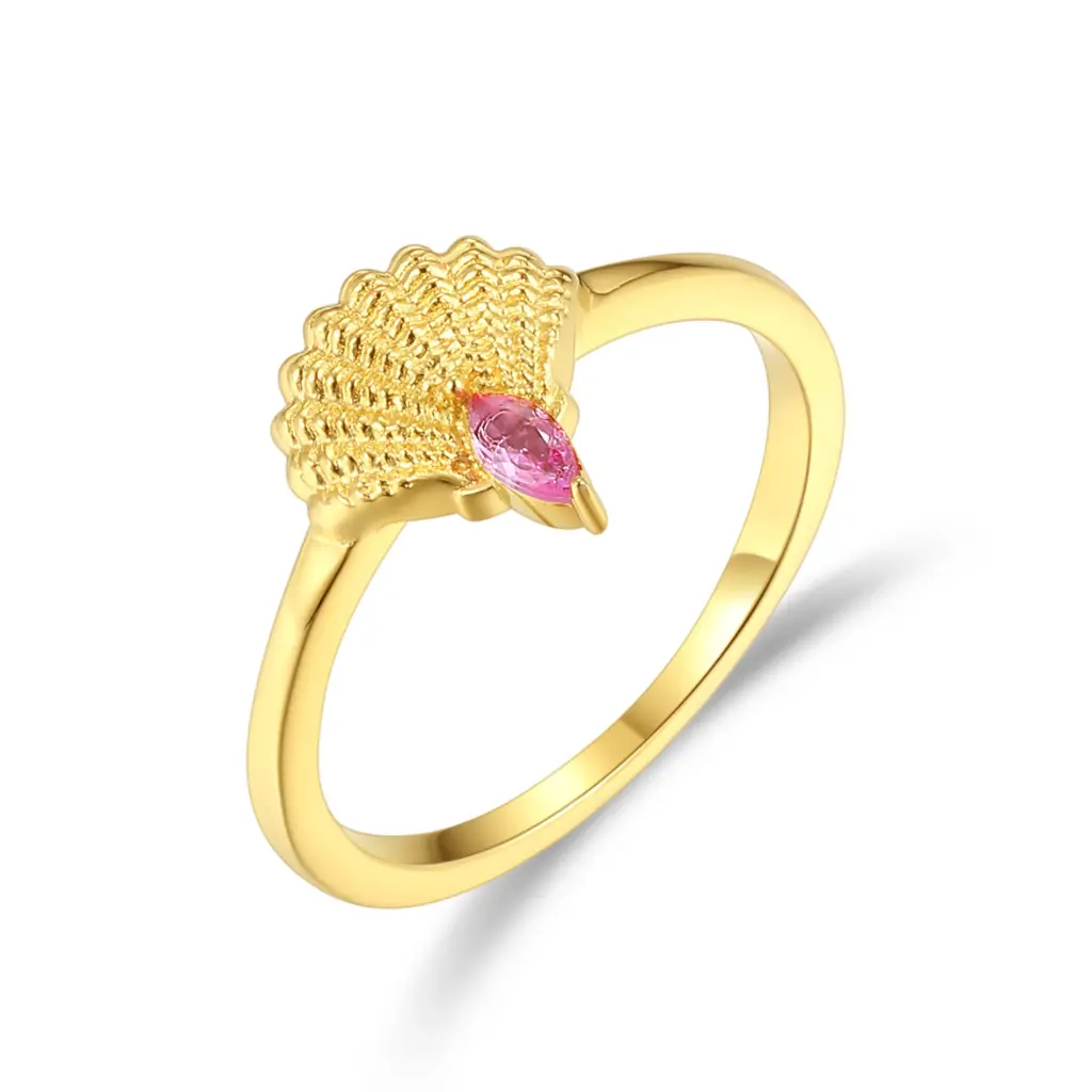Wholesale Seashell Gold Ring DJ01R0597