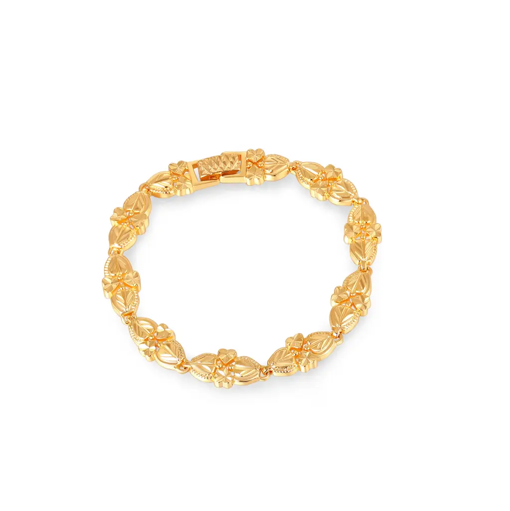 Wholesale Floral Gold Bracelet | Jinyi Jewelry JY09B0040
