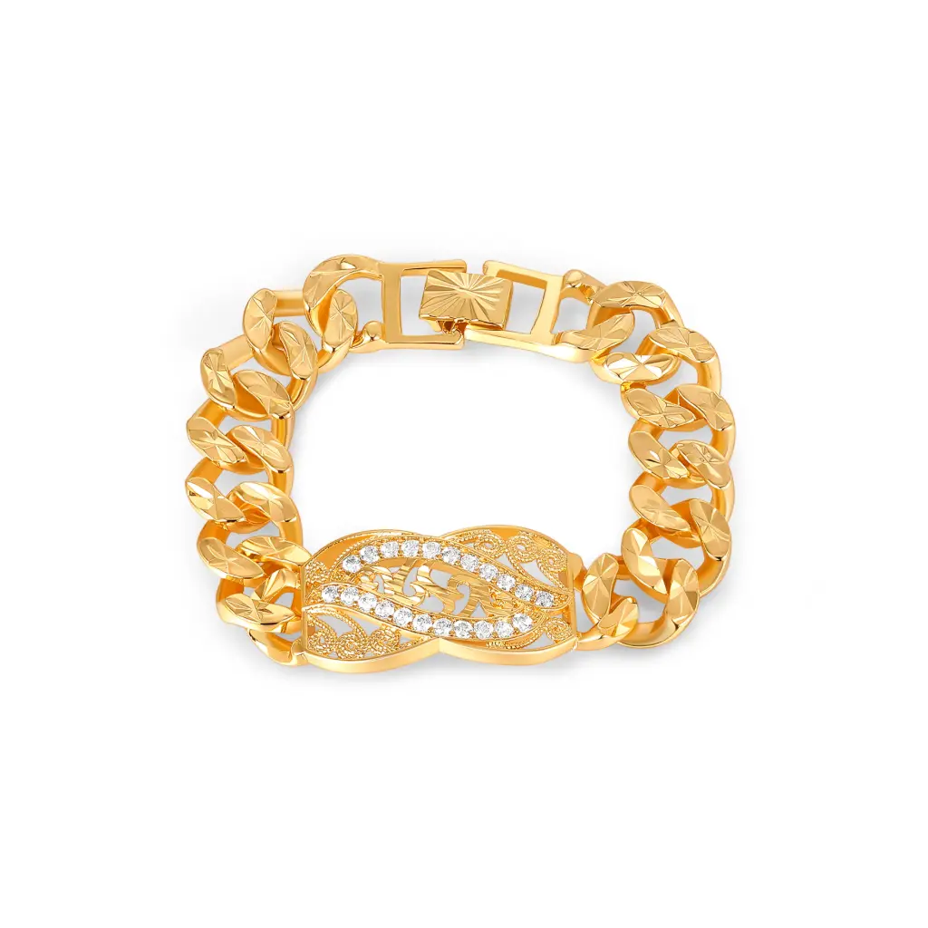 Wholesale Chunky Gold Bracelet | Jinyi Jewelry JY09B0042