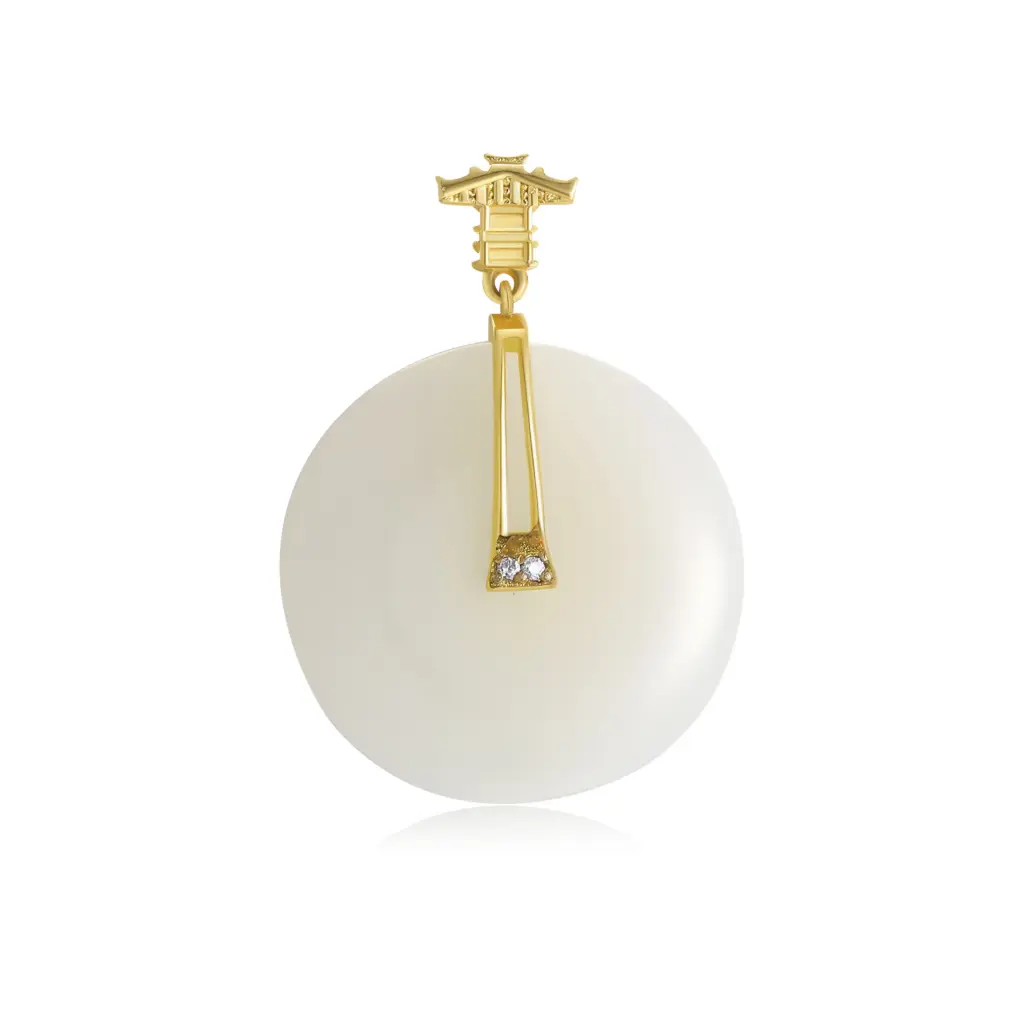 Wholesale Jade Pendant | Gold Jewelry Manufacturer & 925 Silver JY09P0018