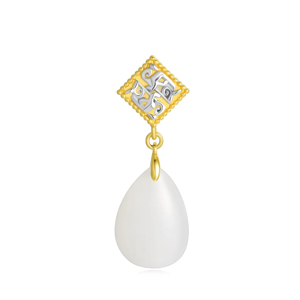 Wholesale Teardrop Pendant | Gold Jewelry Manufacturer & 925 Silver JY09P0024