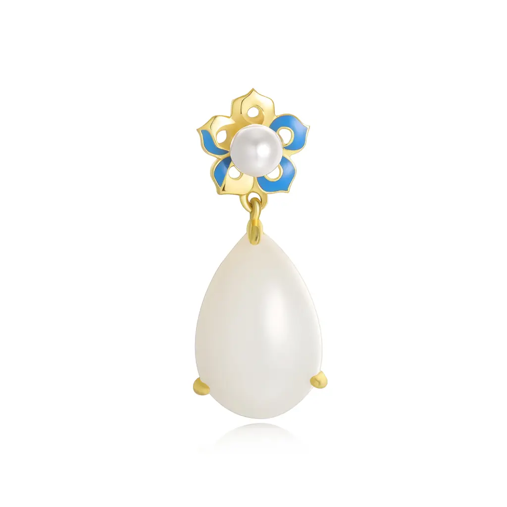 Wholesale Floral Pendant | Gold Jewelry Manufacturer & 925 Silver JY09P0028