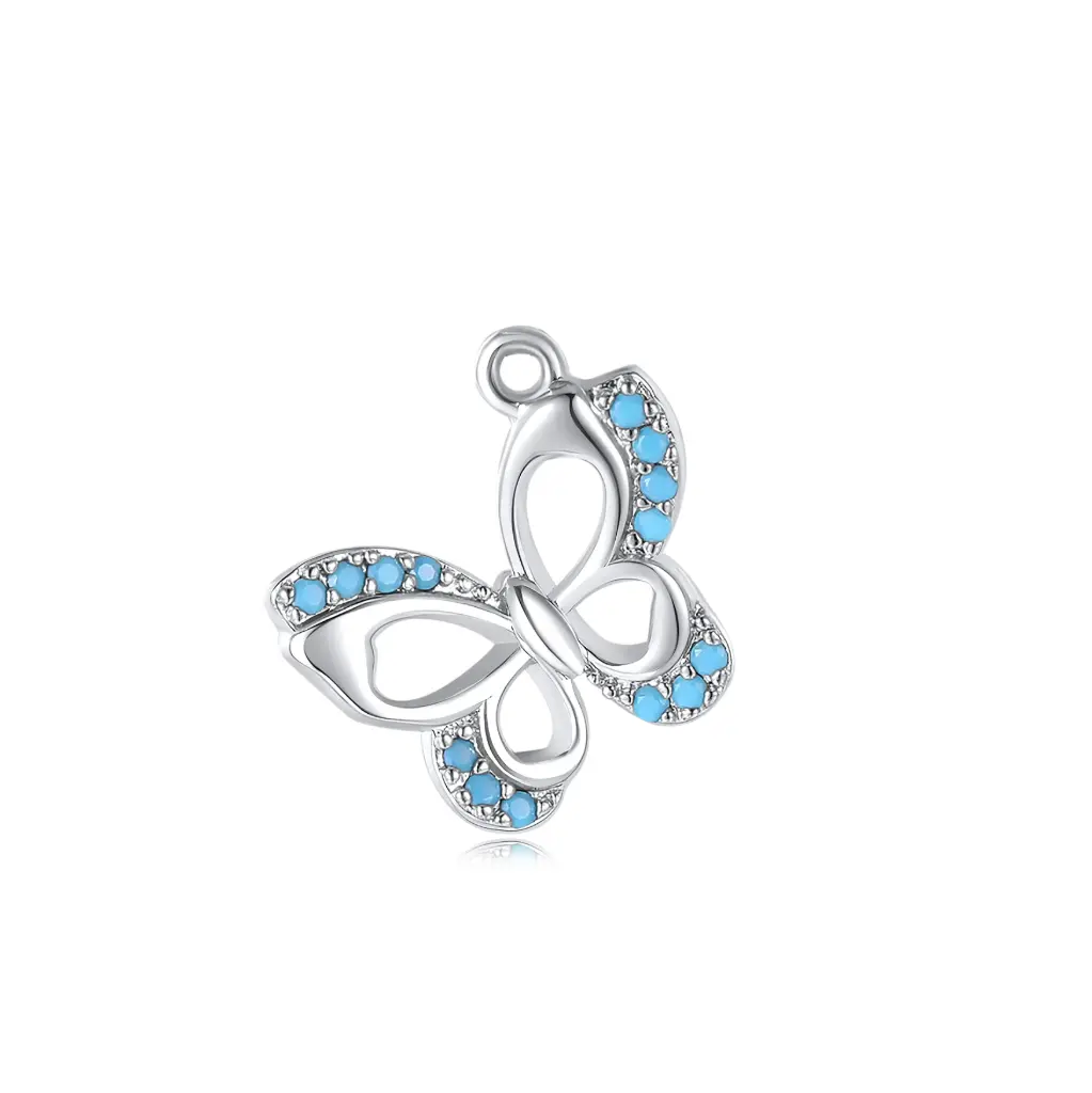 Wholesale Butterfly Charm | 925 Sterling Silver Jewelry Manufacturer  JY09P0071