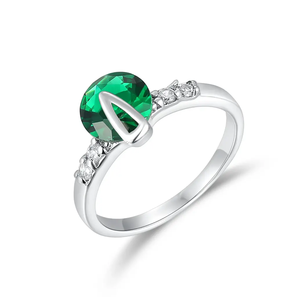 Wholesale Green Gemstone Ring | Jinyi Jewelry JY09R0123 JY09R0123