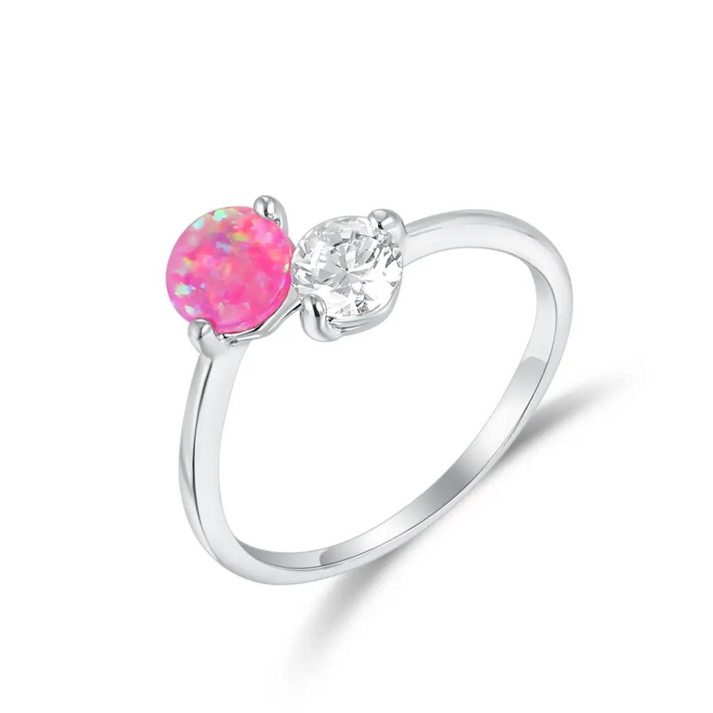 Wholesale Opal Two-Stone Ring | Jinyi Jewelry JY09R0127