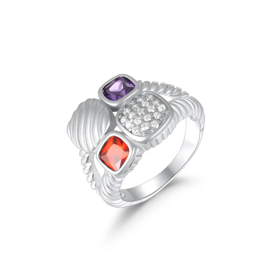 Multi-Stone Cluster Statement Ring Wholesale JY09R0030